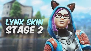 Lynx Skin Stage 2 Gameplay Fortnite Battle Royale [upl. by Veradis317]