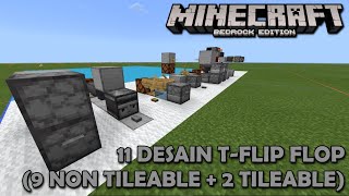 11 Desain TFlip Flop di Minecraft Bedrock Edition [upl. by Nnaeirb]