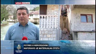 Ukupno 13 potresa tokom noći u Hercegovini [upl. by Teddi]