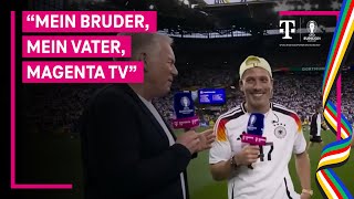 Felix Lobrecht lässt Robin Gosens Tränen lachen  UEFA EURO 2024  MAGENTA TV [upl. by Ortiz]