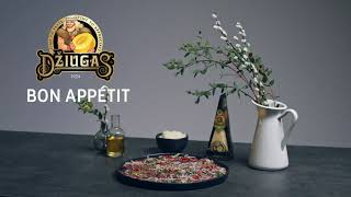 RECIPE  Carpaccio With Cheese DŽIUGAS® [upl. by Nylak]