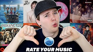 The WORST ALBUMS of ALL TIME According to RateYourMusic [upl. by Eibbil357]