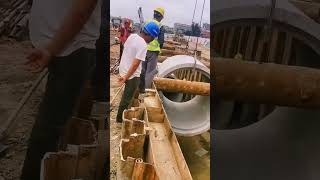 Installation process of drainage pipe [upl. by Gnauq]