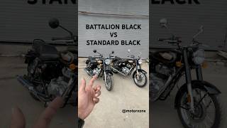 Bullet 350 Battalion Black vs Standard Black🔥bullet350 bulletmerijaan motorxone [upl. by Wake]