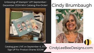 Unboxing of Stampin UP SeptemberDecember 2024 Mini Catalog PreOrder [upl. by Aenil]