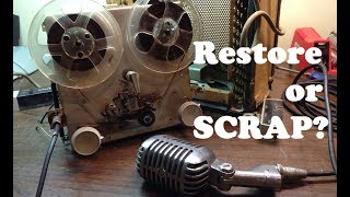 19 TRASHED Reel to Reel  Guitar Amp or Restoration [upl. by Isnan156]