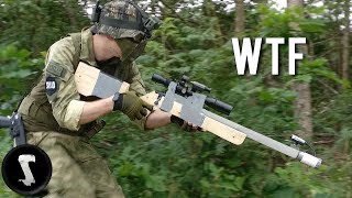 Guy Brings Homemade Airsoft Gun and Destroys Everyone [upl. by Montford500]