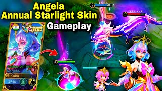 ANGELA NEW SKIN GAMEPLAY😍💖AVATAR OF TIME⌛ [upl. by Martino]