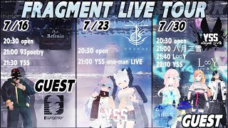 FRAGMENT LIVE TOUR RefrainYSSVRC FRAGMENTTOUR [upl. by Eenerb373]