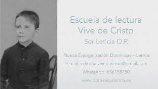 Escuela de lectura  Sor Leticia OP Cap7 Jesús Ocúpate Tú  G Ruotolo L Regolo [upl. by Itsym]