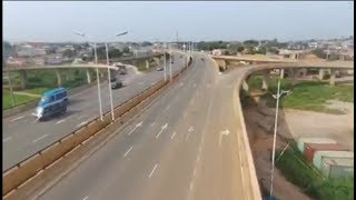 Reconstruction of Sunyani Road in Kumasi GhanaSOFOLINE INTERCHANGE [upl. by Grant234]