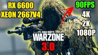 CALL OF DUTY WARZONE 30 RX 6600XEON URZIQUISTÃ 4K2K1080P [upl. by Bara910]