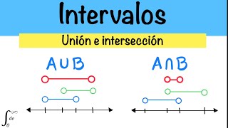 Intersección de intervalos  Operaciones con intervalos [upl. by Bathesda]