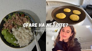 Cfare ha ne 1 dite Pancake me kripe Sushi Bowl Kurulus Osman  Vlog Shqip Lejla Bilalli Healthy [upl. by Reddy]