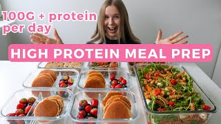 Healthy Weekly Meal Prep  100G  protein per day [upl. by Aciraa]