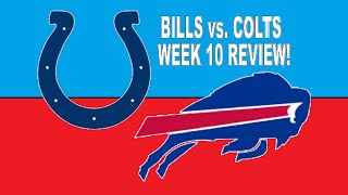 Buffalo Bills vs Indianapolis Colts Week 10 Review [upl. by Anoy]