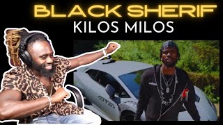 Black Sherif  Kilos Milos Official Visualizer  REACTION [upl. by Hays409]