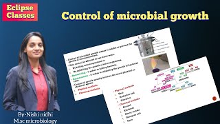 control of microbial growth  microbiology  byNishi Nidhi  eclipse classes [upl. by Tzong]