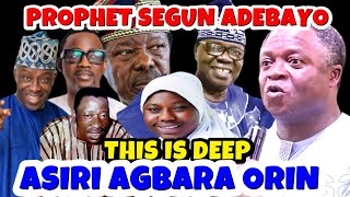 PROPHET SEGUN ADEBAYO REVELATIONS ON MUSICIANS PASUMA EBENEZER OBEY OBESERE ADEWALE AYUBA [upl. by Tnek]