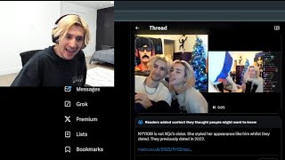 xQc reacts to kissing his sister [upl. by Moselle]