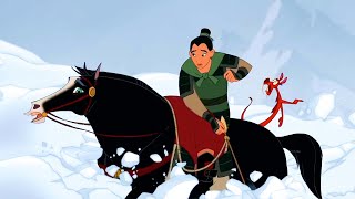 MULAN Clip  quotAvalanchequot 1998 Disney [upl. by Tildy]