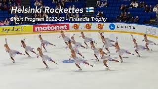 Helsinki Rockettes  Short Program 202223  Synchronized Skating  Finlandia Trophy 🥇 [upl. by Ardnod]