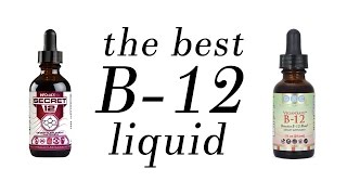 Secret 12™ amp VeganSafe™  Best vitamin B12 liquid sublingual supplement for B12 deficiency [upl. by Anirba280]