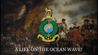 quotA Life on the Ocean Wavequot  British Patriotic March LYRICS [upl. by Hemingway]