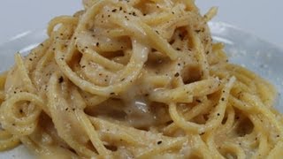 Cacio e pepe spaghetti  italian recipe [upl. by Yrgoerg]