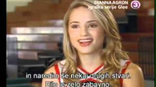 Dianna Agron GLEE Interview [upl. by Fedirko50]