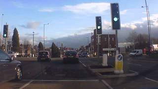 Driving Lessons Stoke on Trent Turn Right Cobridge Lights From Burslem [upl. by Irakuy]