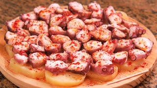 Pulpo a la Gallega  Receta explicada paso a paso [upl. by Roban]