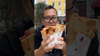 🇮🇹A Cagliari oltre alla pizzetta sfoglia esiste un’altra pizzetta🍕streetfood cagliari [upl. by Atinele]