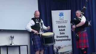 Steven Shedden  Final  RSPBA Adult British Solo Drumming Championships [upl. by Ihana]