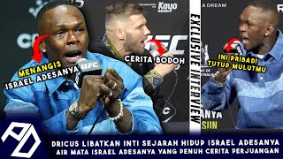 PENYEBAB ISRAEL ADESANYA MENANGIS DI KONFERENSI PERS UFC 305 [upl. by Akin]