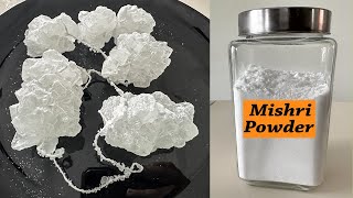 How To Grind and Store Dhage Wali Mishri  Rock Sugar  Dhaga Mishri [upl. by Retloc]