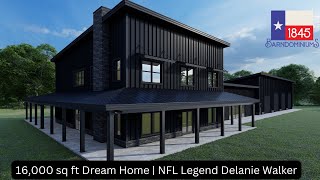 NFL Legend Delanie Walkers Barndominium Begins 1845 Barndominiums [upl. by Sandell]