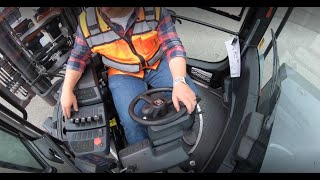 Kalmar Lift Trucks  Rotating Seat in Cab [upl. by Beeson410]