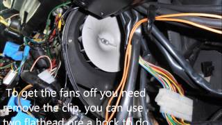 DIY Blower fan replacement Volvo 240 AC Plz subscribe [upl. by Adnima]