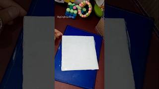 Diy Canvas Board for painting 🖌️🎨 cardboard canvas shorts [upl. by Danella749]