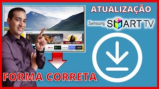 Como atualizar a TV Samsung CORRETAMENTE  ONLINE e OFF LINE 2021 [upl. by Bohon]