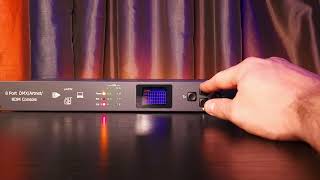 ArtNet Node 8 Universe DMX512 Controller Console Review Part Three [upl. by Hapte]