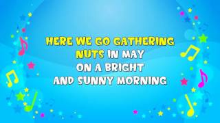 Nuts In May  Sing A Long  Spring Song  Nursery Rhyme  KiddieOK [upl. by Giardap]