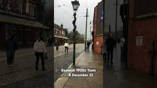 Beamish museum 1900’s Town  showing Christmas Decorations  8 December 2023 [upl. by Pandora]