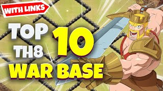 NEW TH8 TrophyFarm Base 2024 COPY LINK  Clash of Clans [upl. by Azeel883]