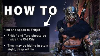 How to Find Fritjof and Trya inside the Old City ► Assassins Creed Dawn of Ragnarok [upl. by Chouest]