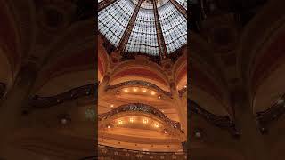 Galeries Lafayette Paris Haussmann paris [upl. by Adnamma]