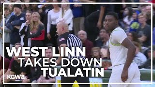 West Linn Boys outlast Tualatin in 1 vs 2 battle 6054  Friday Night Hoops [upl. by Novanod183]