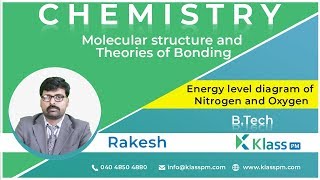 Energy level diagram of Nitrogen and Oxygen  Unit1  Engineering Chemistry  BTech  KlassPM [upl. by Nilyahs]