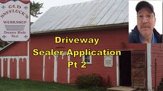 Driveway Sealer Application Pt 2 [upl. by Larual]